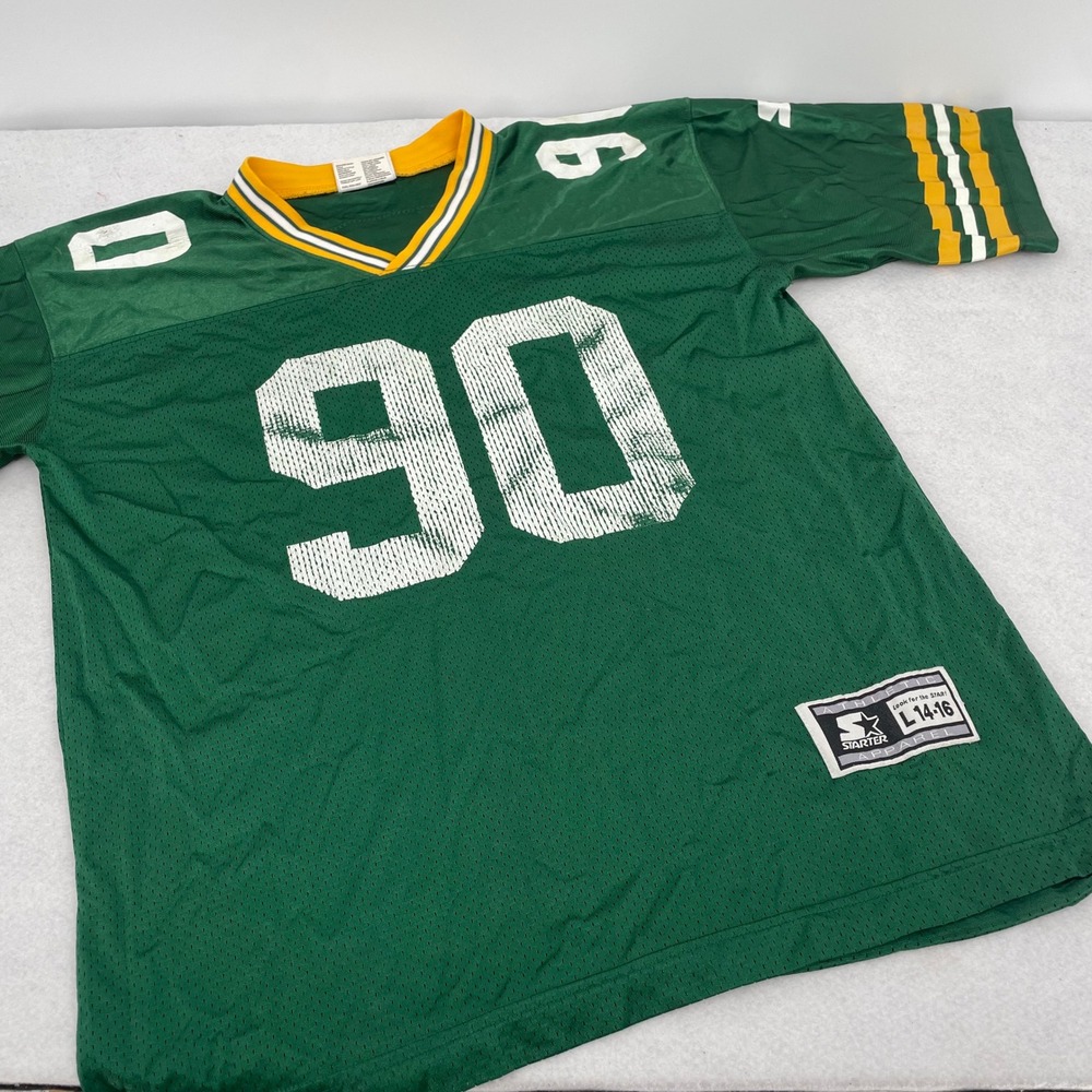 Vintage‎ 1999 Starter Green Bay Packers Vonnie Holliday Jersey Kids Large 14-16